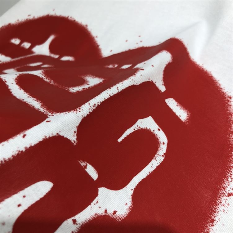 GIVENCHY SLIM FIT T-SHIRT IN JERSEY WITH TAG EFFECT PRINT - GTS001