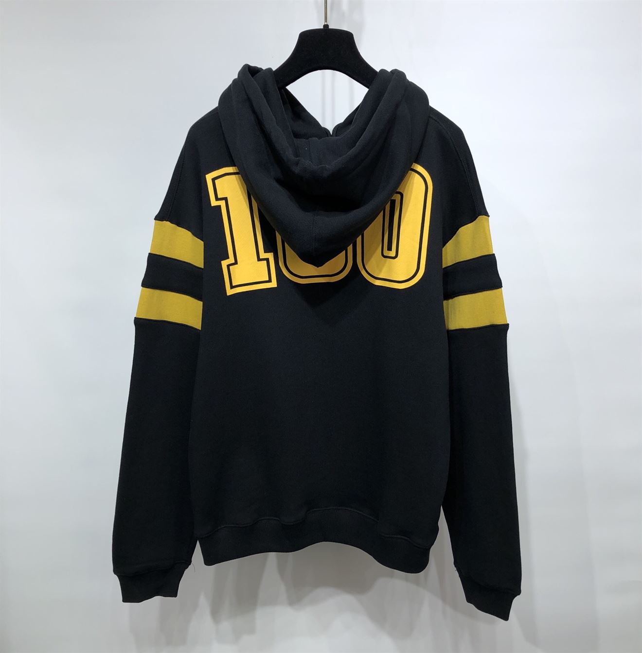 GUCCI 100 COTTON SWEATSHIRT IN BLACK - GCK013