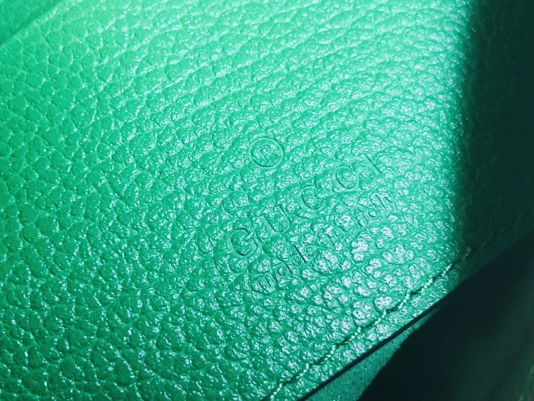 GUCCI APHRODITE SMALL SHOULDER BAG IN GREEN LEATHER