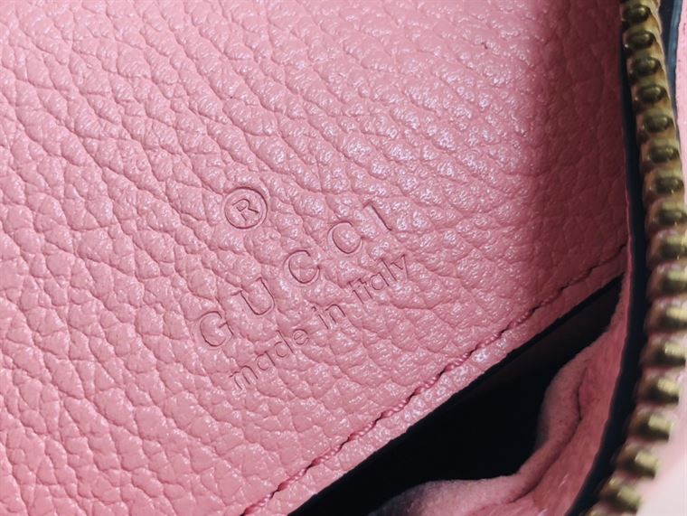 GUCCI APHRODITE SMALL SHOULDER BAG IN LIGHT PINK LEATHER