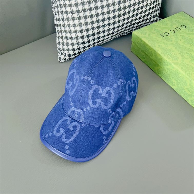 GUCCI BASEBALL BLUE HAT