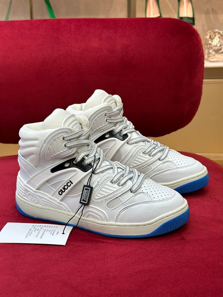 GUCCI BASKET HIGH-TOP SNEAKERS - GCC077