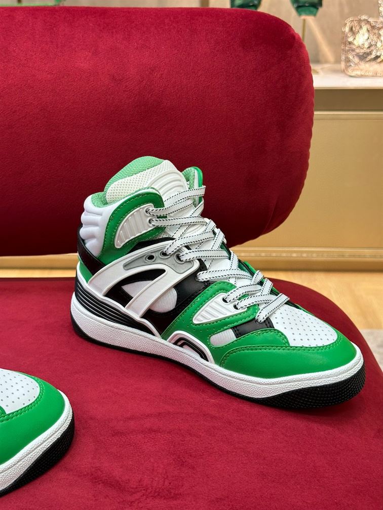 GUCCI BASKET HIGH-TOP SNEAKERS - GCC086