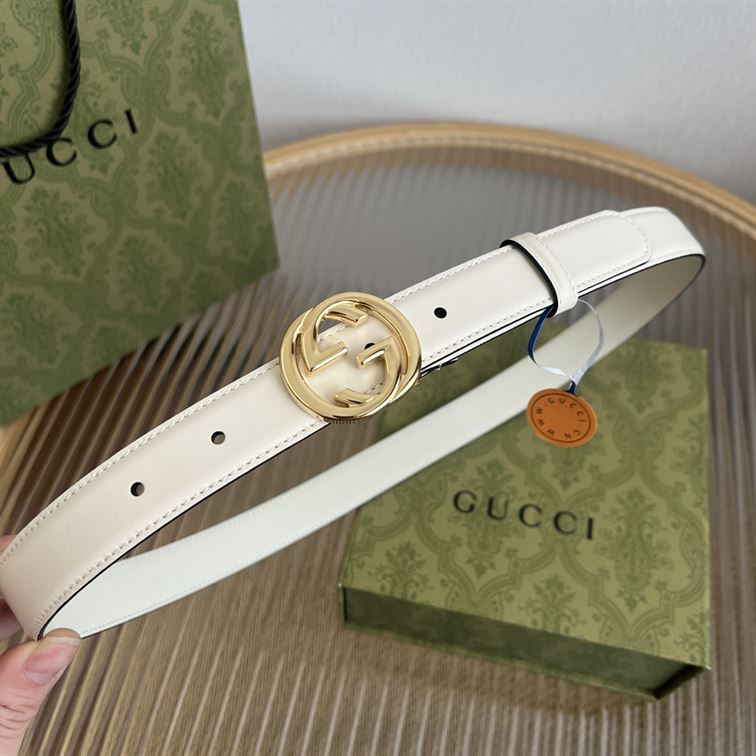 GUCCI BLONDIE BELT WHITE - GB046