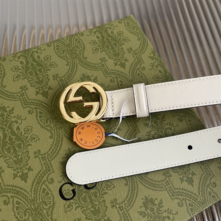 GUCCI BLONDIE BELT WHITE - GB046