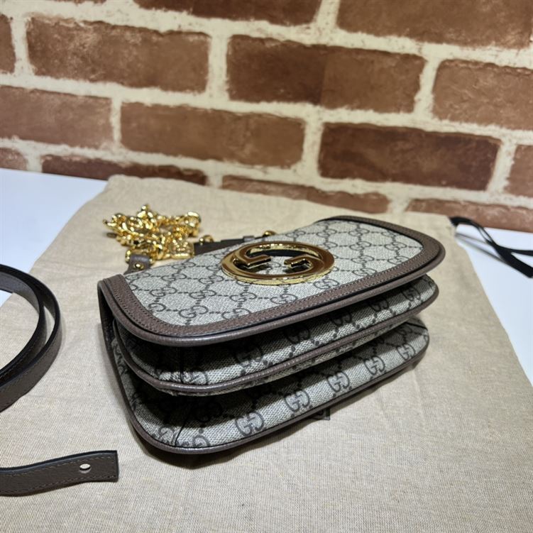 GUCCI BLONDIE MINI SHOULDER BAG WITH BEIGE
