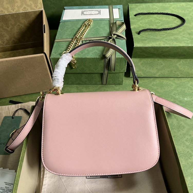 GUCCI BLONDIE TOP HANDLE PINK BAG