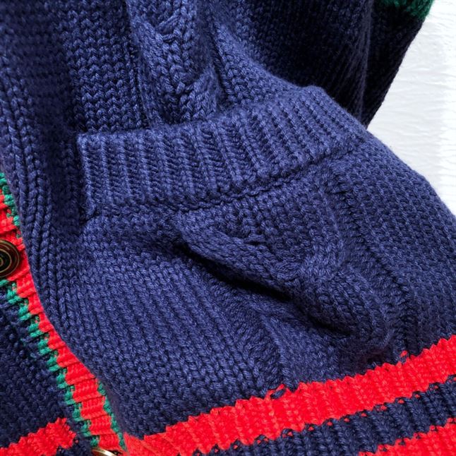 GUCCI CABLE KNIT CARDIGAN - GCK028