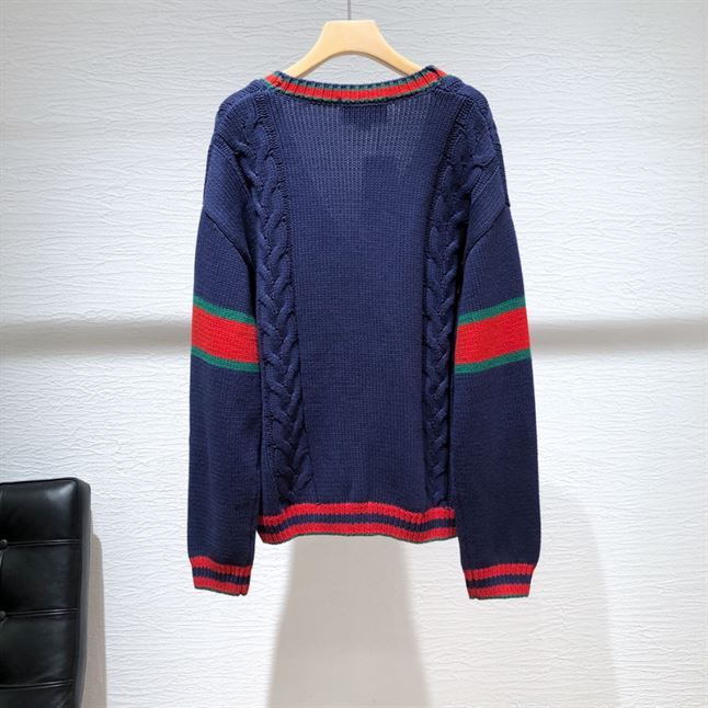 GUCCI CABLE KNIT CARDIGAN - GCK028