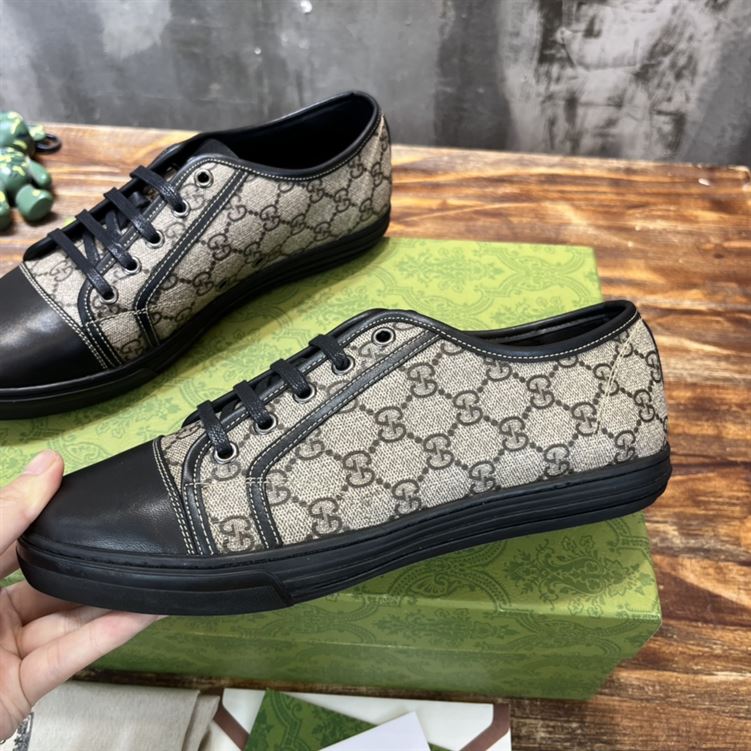 GUCCI CALIFORNIA GG PU FABRIC LOW-TOP SNEAKER - GCC054