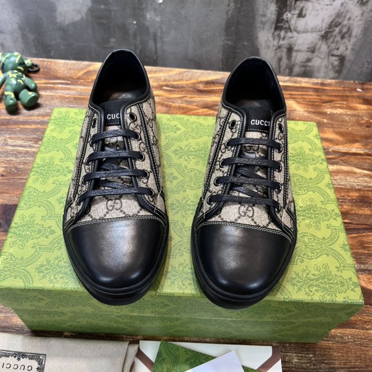 GUCCI CALIFORNIA GG PU FABRIC LOW-TOP SNEAKER - GCC054