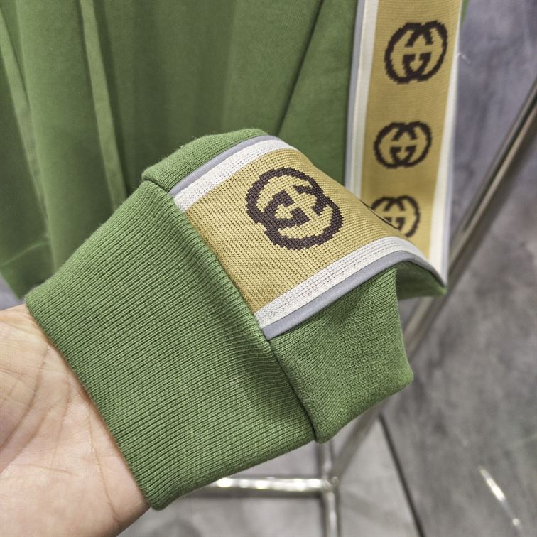 GUCCI COTTON JERSEY HOODED SWEATSHIRT - GCK017