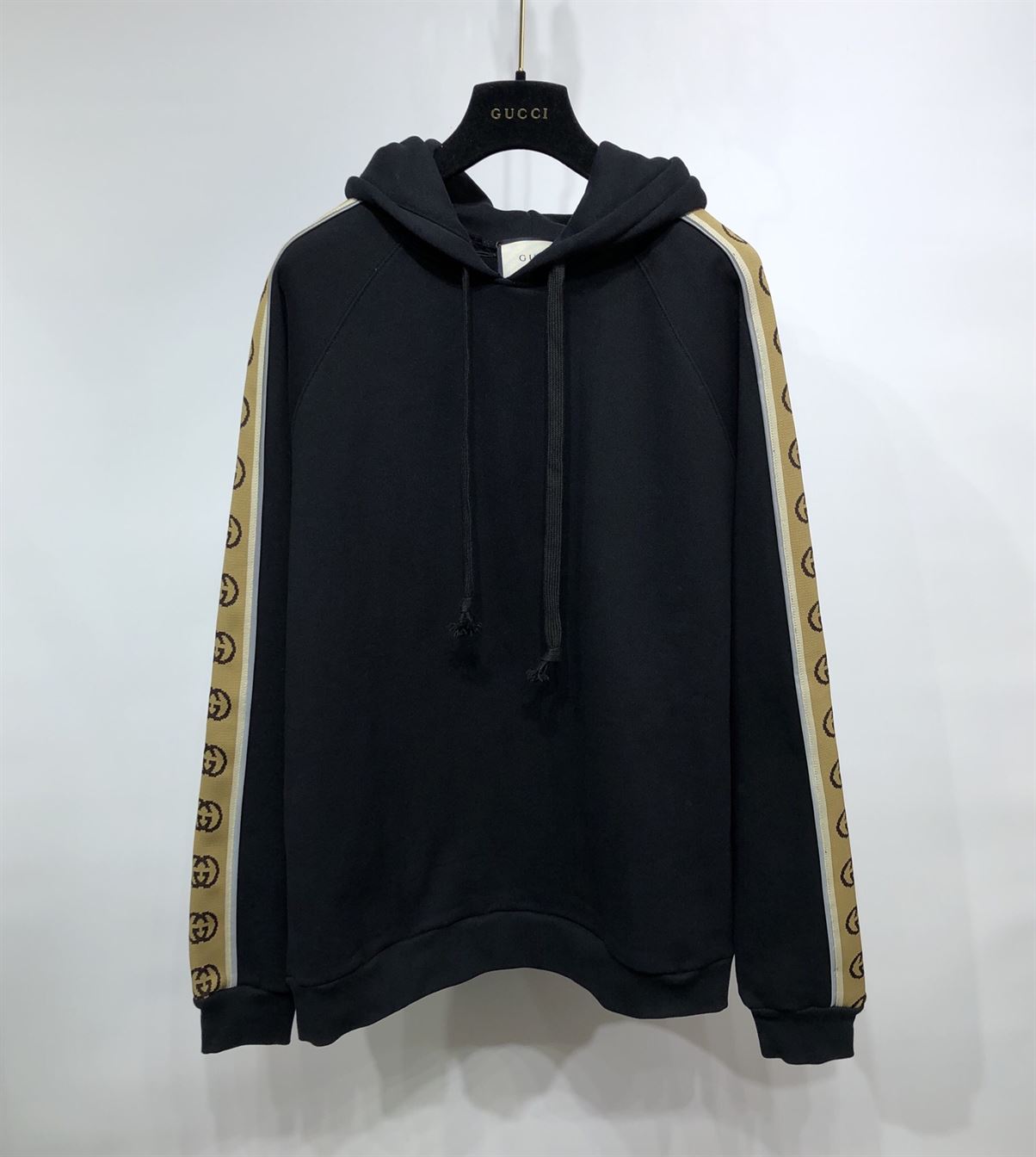 GUCCI COTTON JERSEY HOODED SWEATSHIRT - GCK018