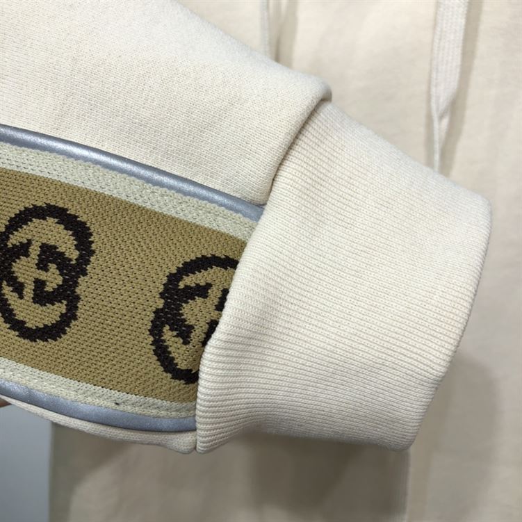 GUCCI COTTON JERSEY HOODED SWEATSHIRT - GCK019