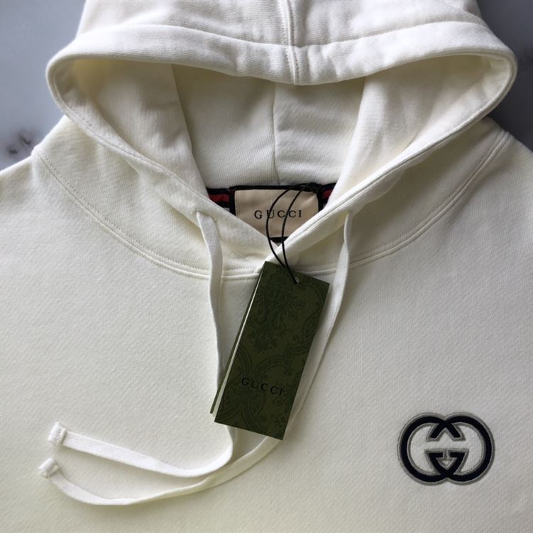 GUCCI COTTON JERSEY HOODED SWEATSHIRT - GCK020