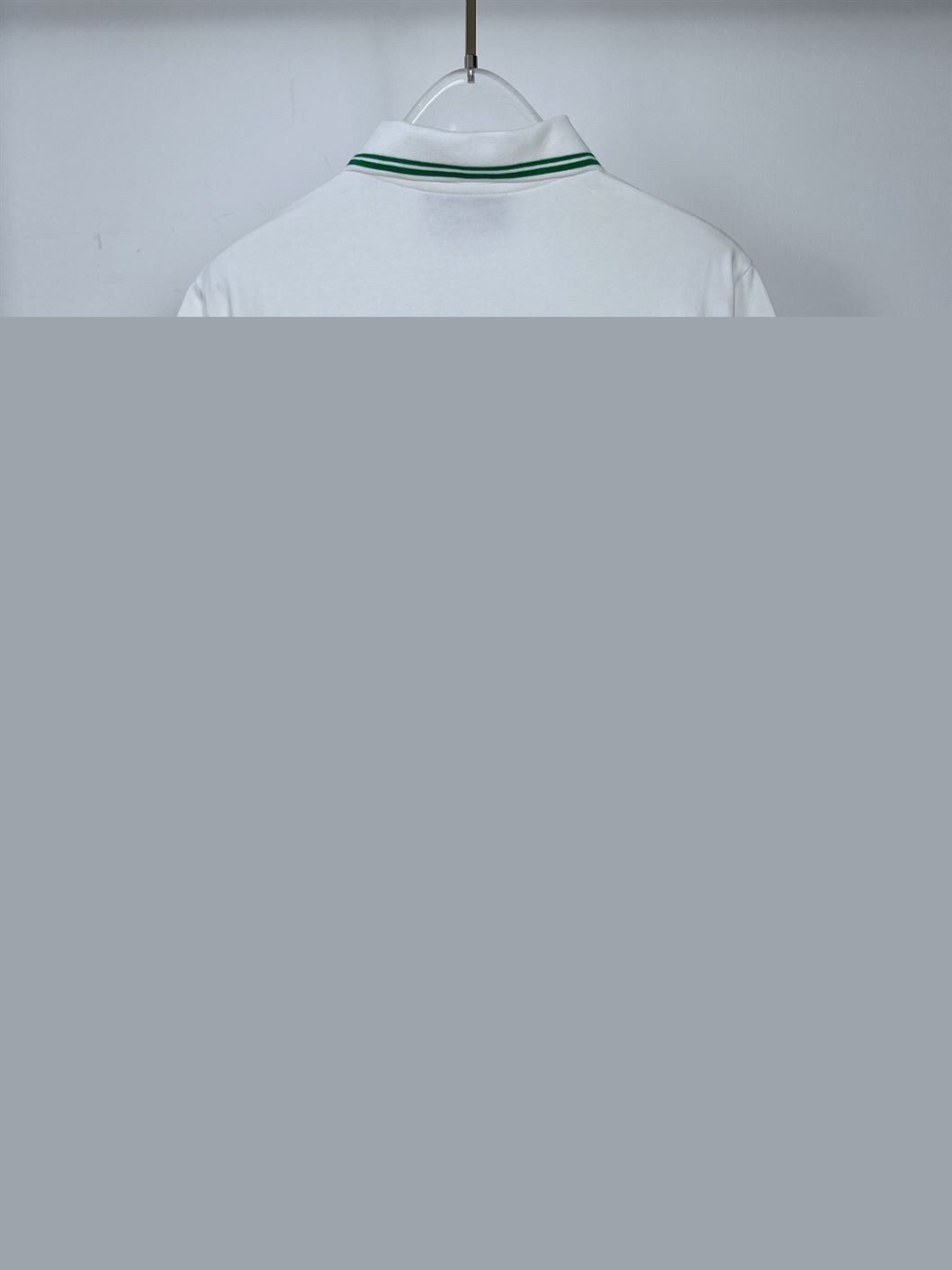 GUCCI COTTON POLO WITH WEB AND INTERLOCKING G - GGS037