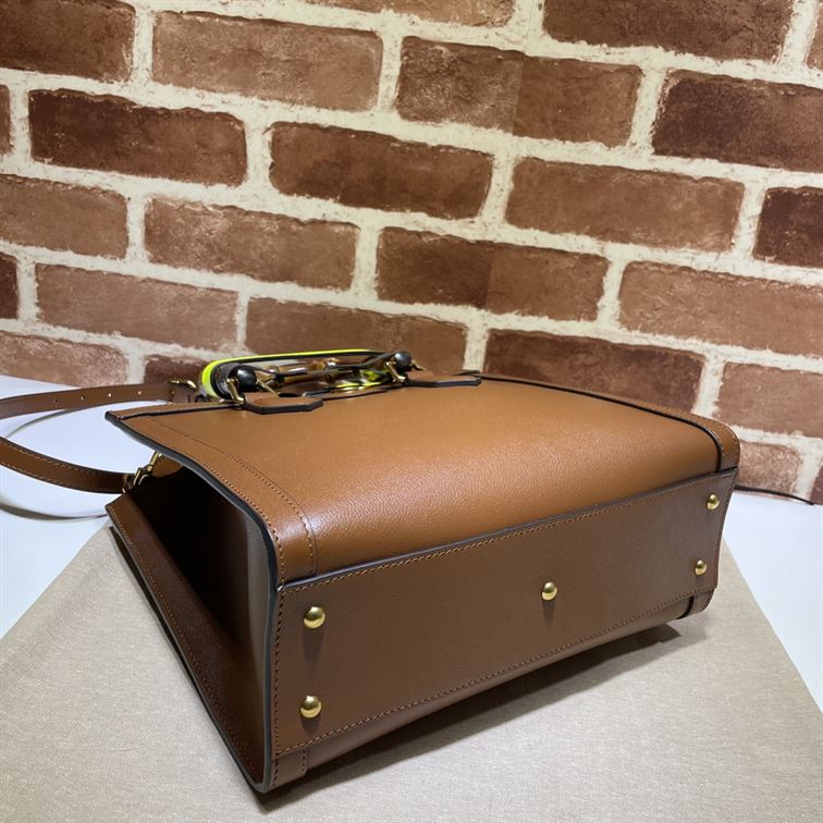 GUCCI DIANA SMALL NOTE BAG IN CUIR LEATHER