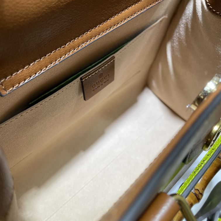 GUCCI DIANA SMALL NOTE BAG IN CUIR LEATHER