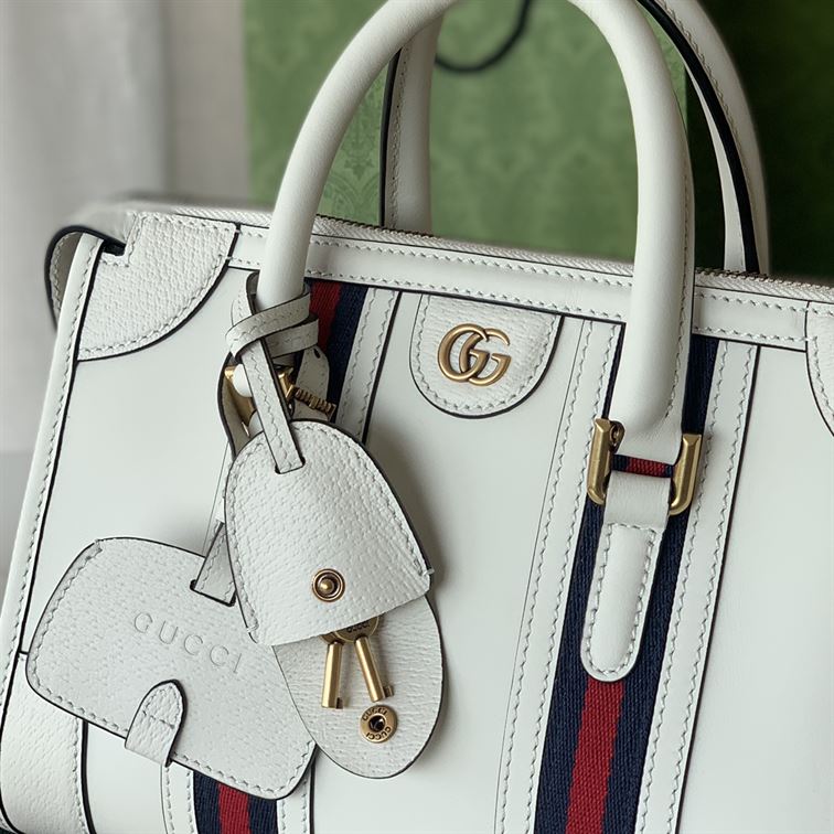 GUCCI DOUBLE G TOP HANDLE SMALL NOTE BAG