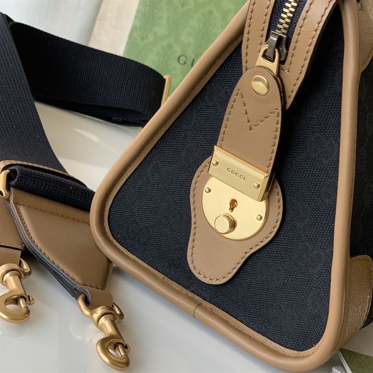 GUCCI DOUBLE G TOP HANDLE SMALL NOTE BAG