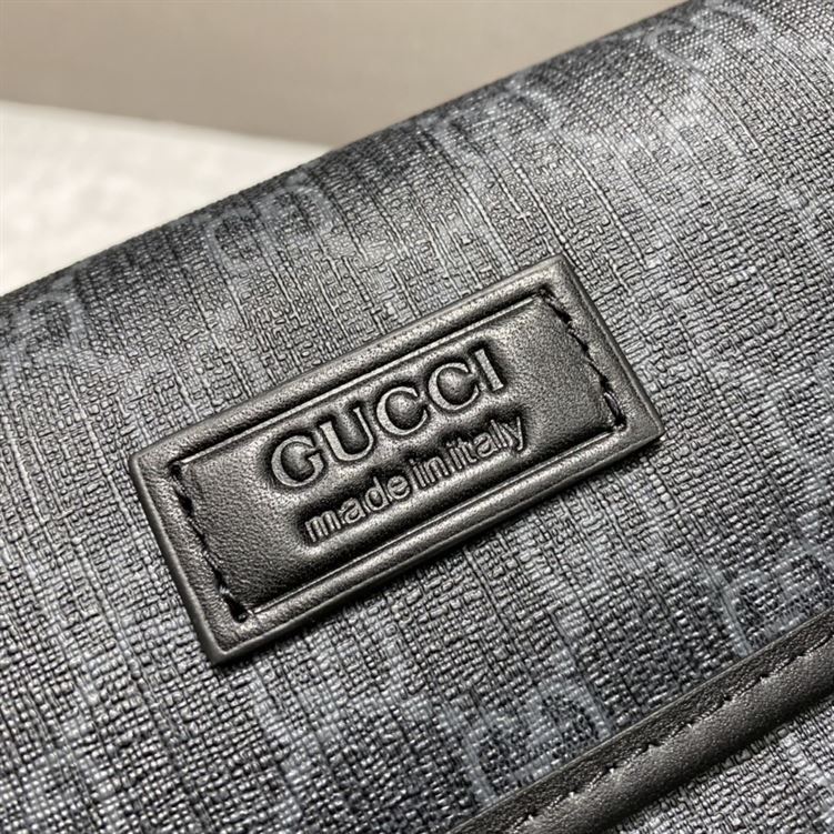 GUCCI GG BLACK BELT BAG - BG022