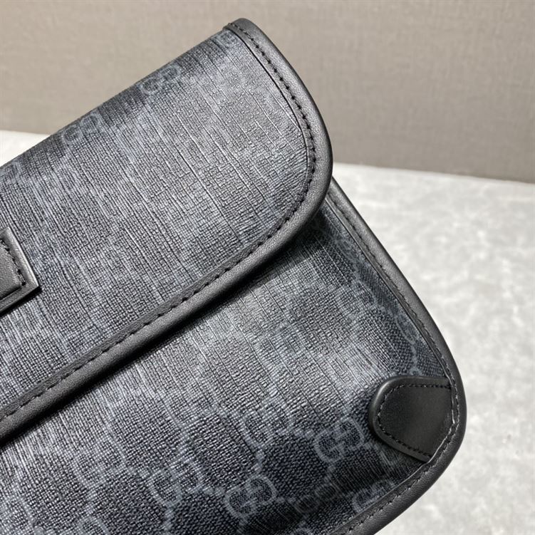 GUCCI GG BLACK BELT BAG - BG022