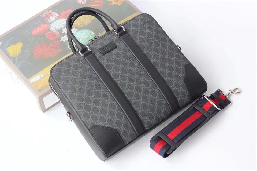 GUCCI GG BLACK BRIEFCASE - BG033