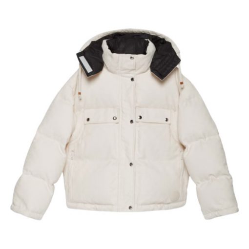 GUCCI GG COTTON CANVAS PUFFER JACKET - GCJ034