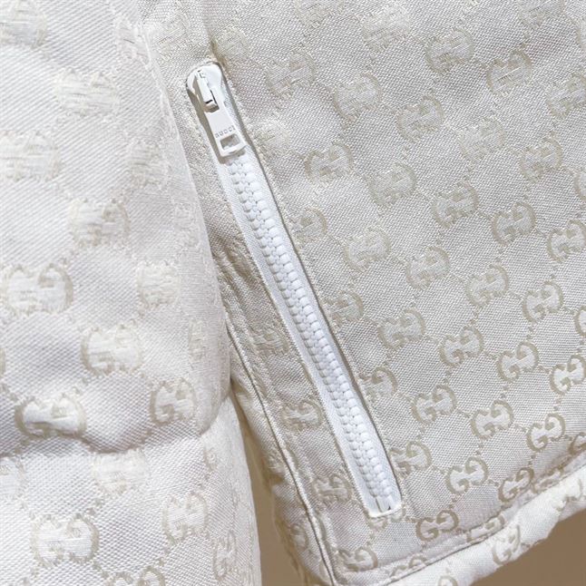 GUCCI GG COTTON CANVAS PUFFER JACKET - GCJ034