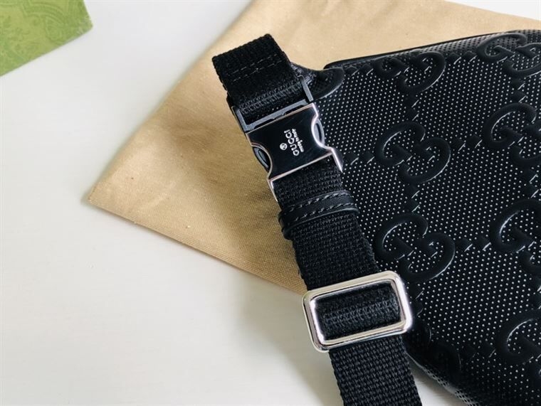GUCCI GG EMBOSSED BELT BAG - BG002