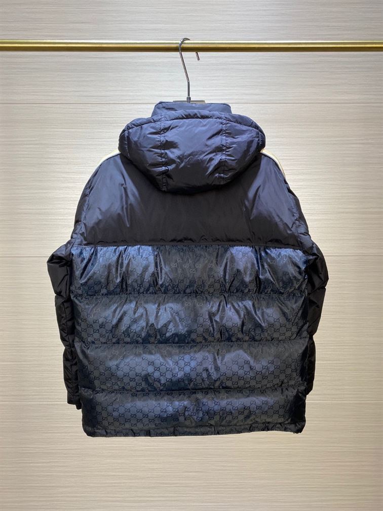 GUCCI GG JACQUARD NYLON PADDED COAT - GCJ007