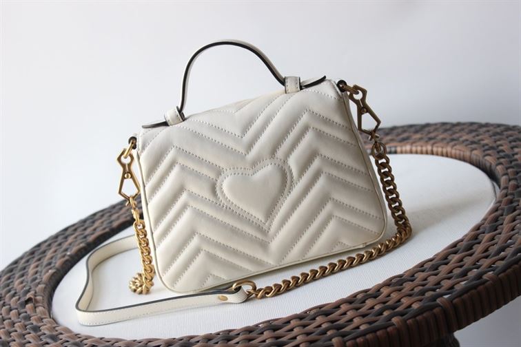 GUCCI GG MARMONT MINI TOP HANDLE BAG