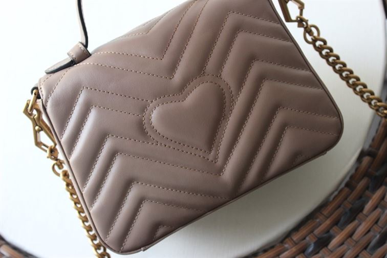 GUCCI GG MARMONT MINI TOP HANDLE BAG