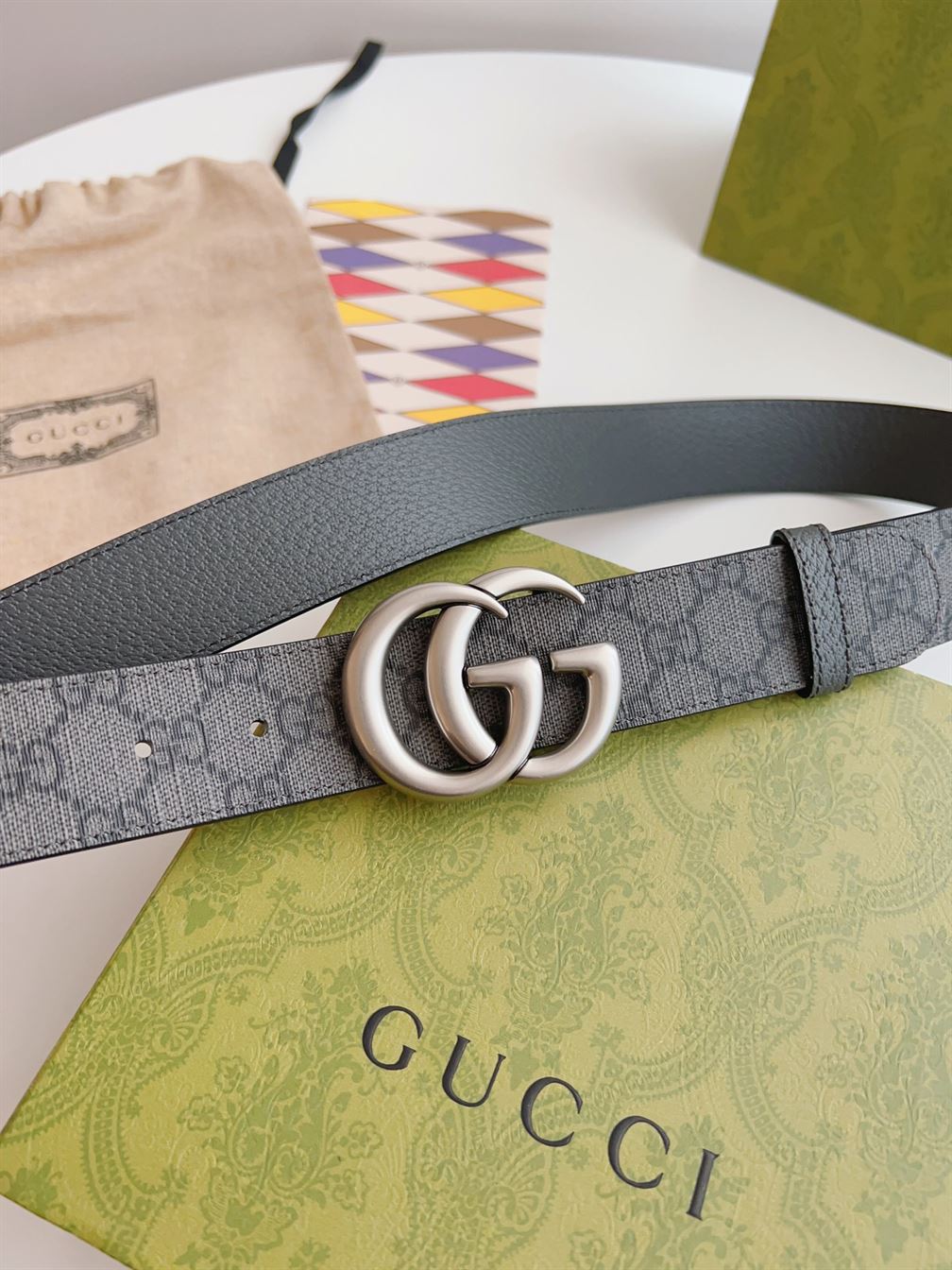 GUCCI GG MARMONT REVERSIBLE BELT - GB026