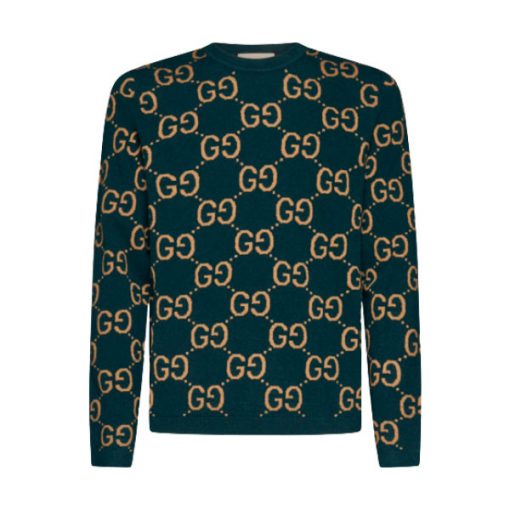 GUCCI GG MOTIF WOOL JUMPER - GCK042