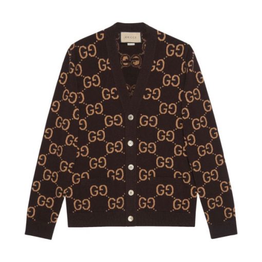 GUCCI GG SUPREME INTARSIA CARDIGAN - GCK032