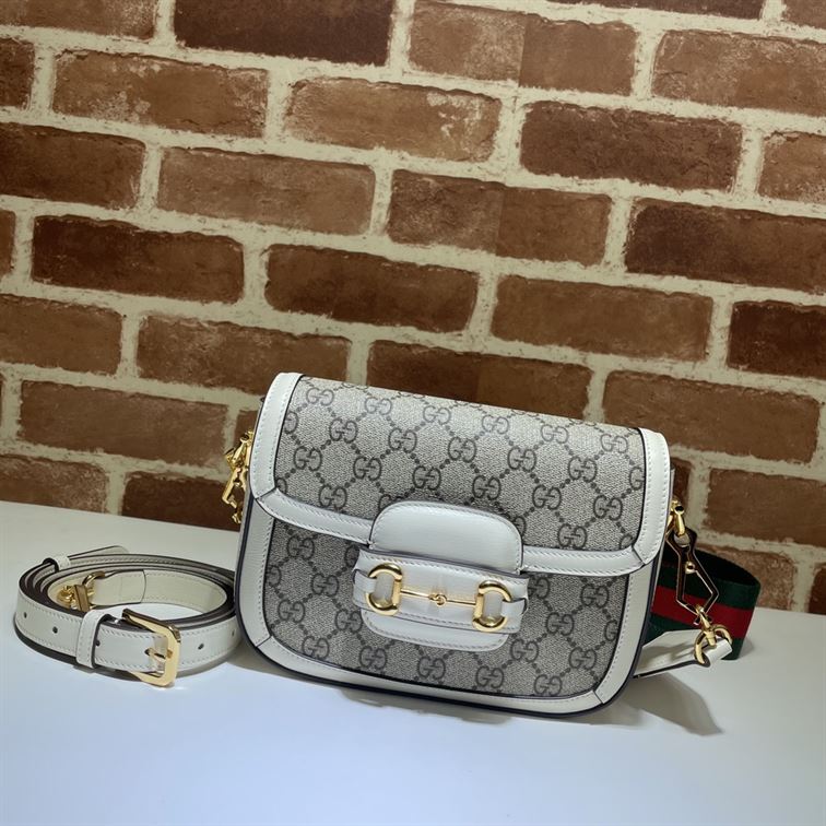 GUCCI HORSEBIT 1955 MINI BAG GG SUPREME CANVAS