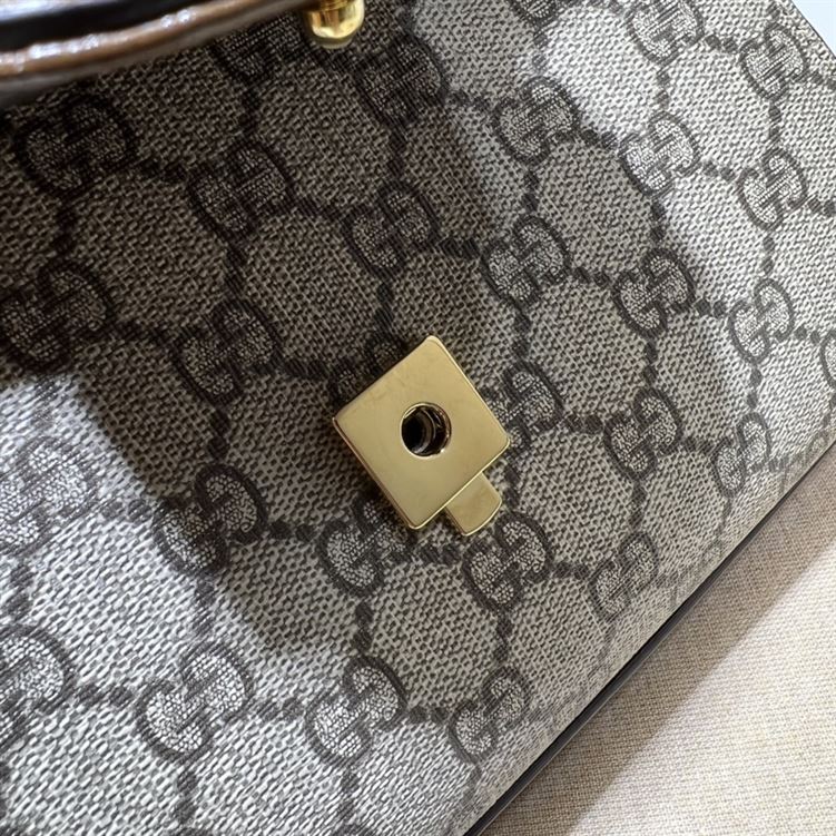GUCCI HORSEBIT 1955 MINI BAG WITH LIGHT BROWN