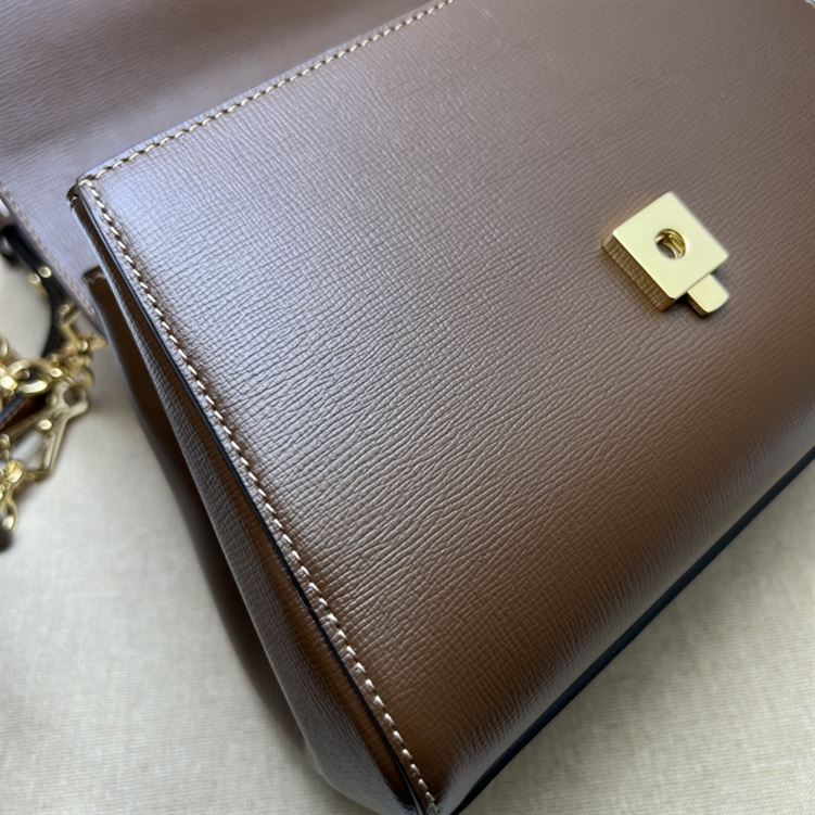 GUCCI HORSEBIT 1955 MINI BAG WITH LIGHT BROWN LEATHER