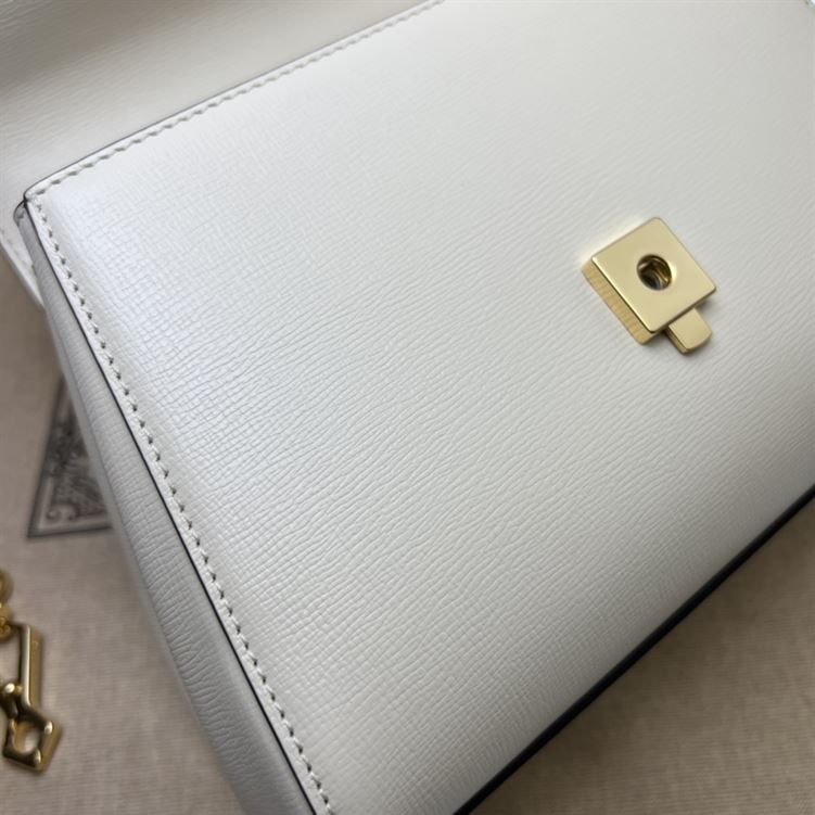 GUCCI HORSEBIT 1955 MINI BAG WITH WHITE LEATHER