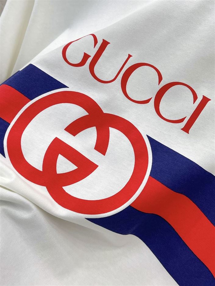 GUCCI INTERLOCKING G COTTON T-SHIRT - GGS028