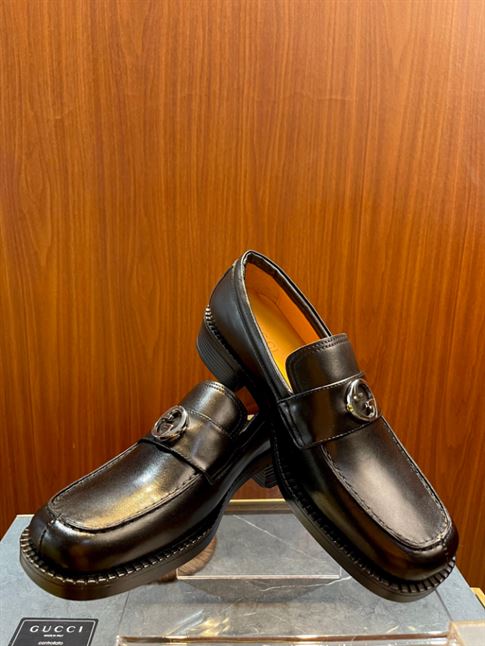 GUCCI LOAFER INTERLOCKING G BLACK - GL019