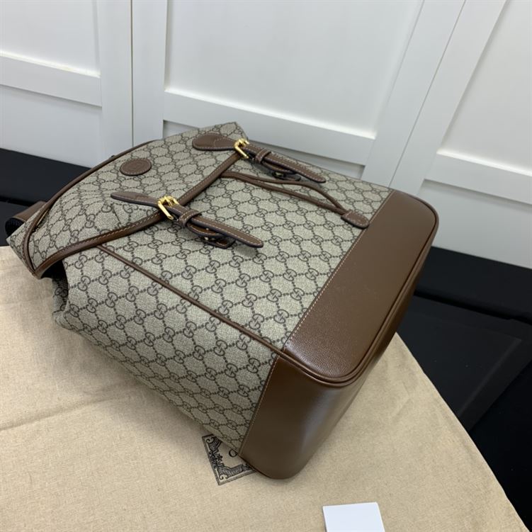 GUCCI MEDIUM BACKPACK WITH INTERLOCKING G - BG025