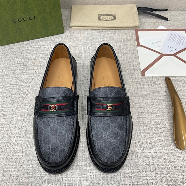 GUCCI MEN'S LOAFER WITH INTERLOCKING G - GL003