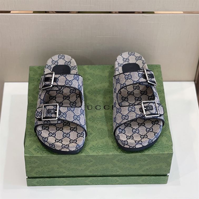 GUCCI MEN'S SLIDE SANDAL WITH STRAPS - GSL029