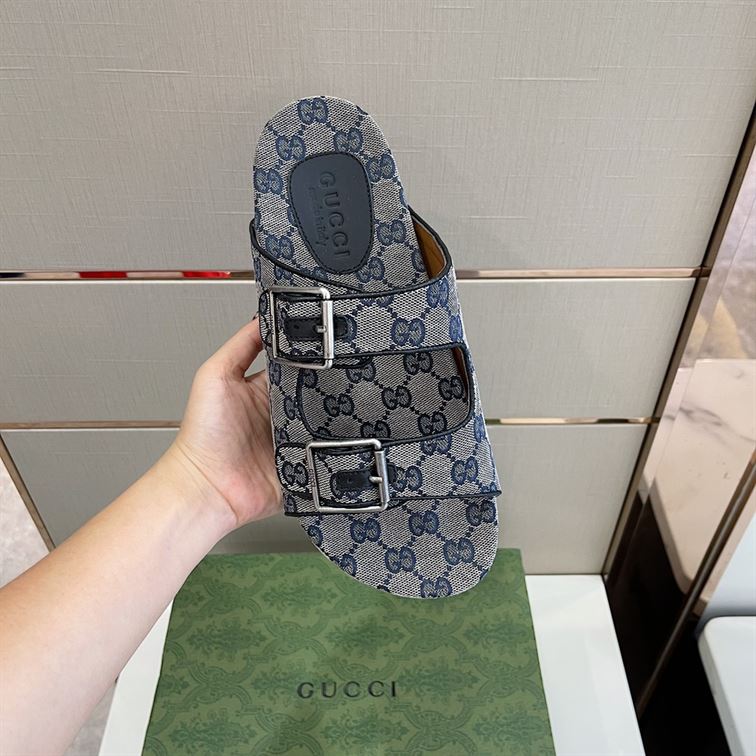 GUCCI MEN'S SLIDE SANDAL WITH STRAPS - GSL029