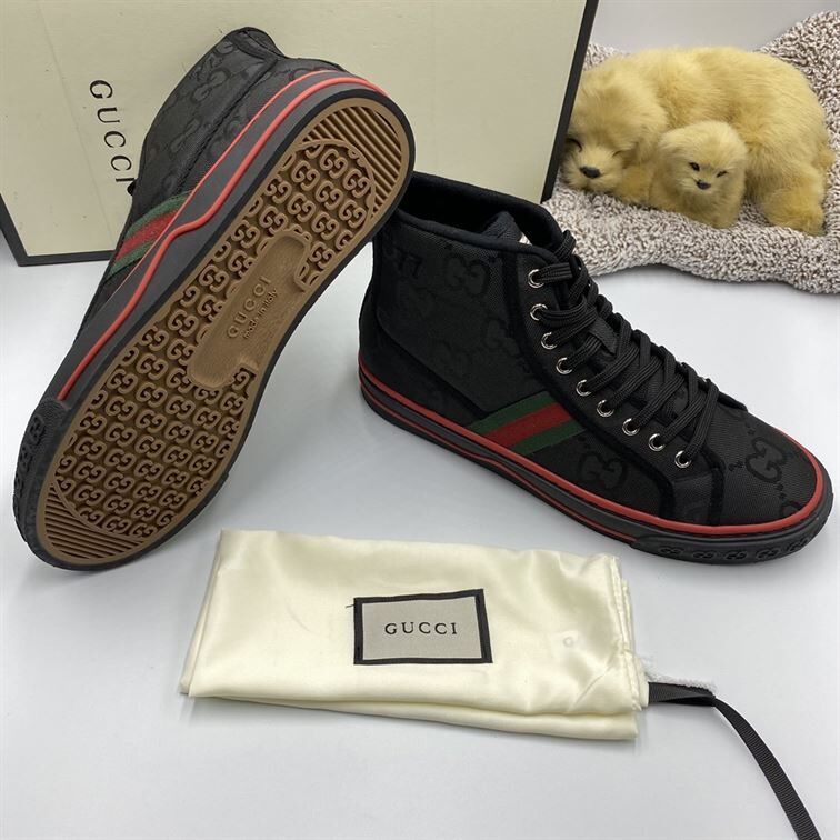 GUCCI OFF THE GRID HIGH TOP BLACK - GCC047