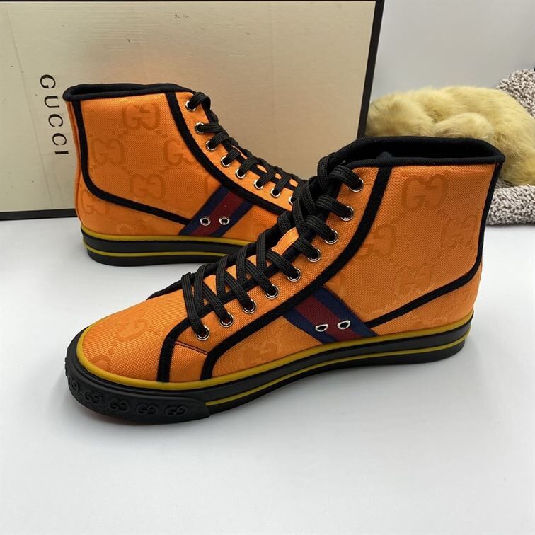 GUCCI OFF THE GRID HIGH TOP ORANGE - GCC049