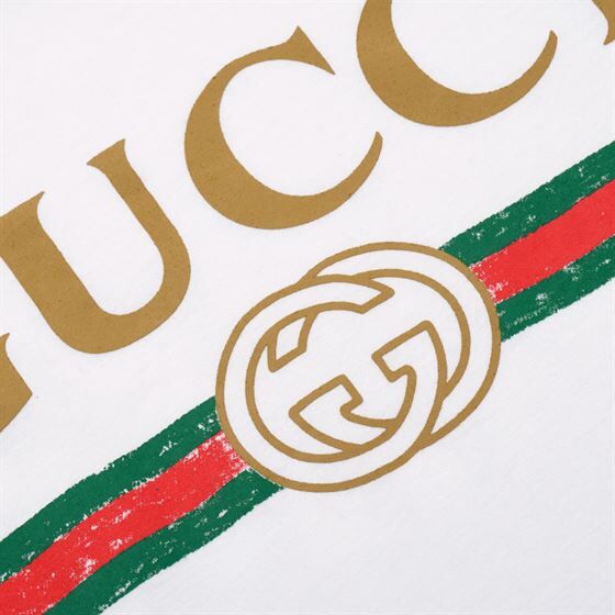 GUCCI OVERSIZE T-SHIRT WITH GUCCI LOGO - GGS004