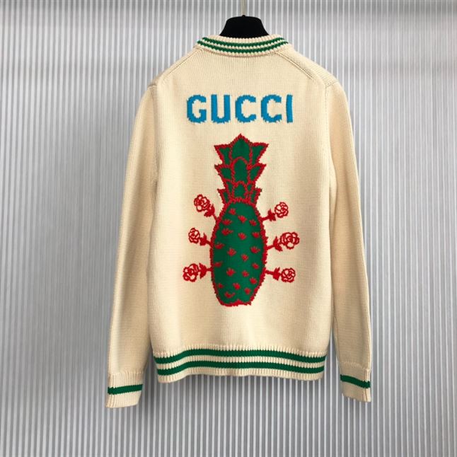 GUCCI PINEAPPLE COTTON CARDIGAN - GCK039
